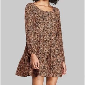 Wild Fable Dress - Leopard